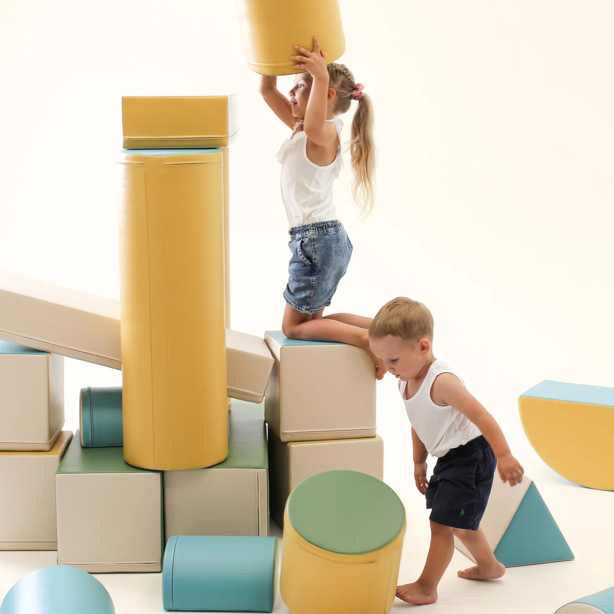 Mīkstie kluči Fortress Soft Play, IGLU - Pastel turquoise , tirkīza