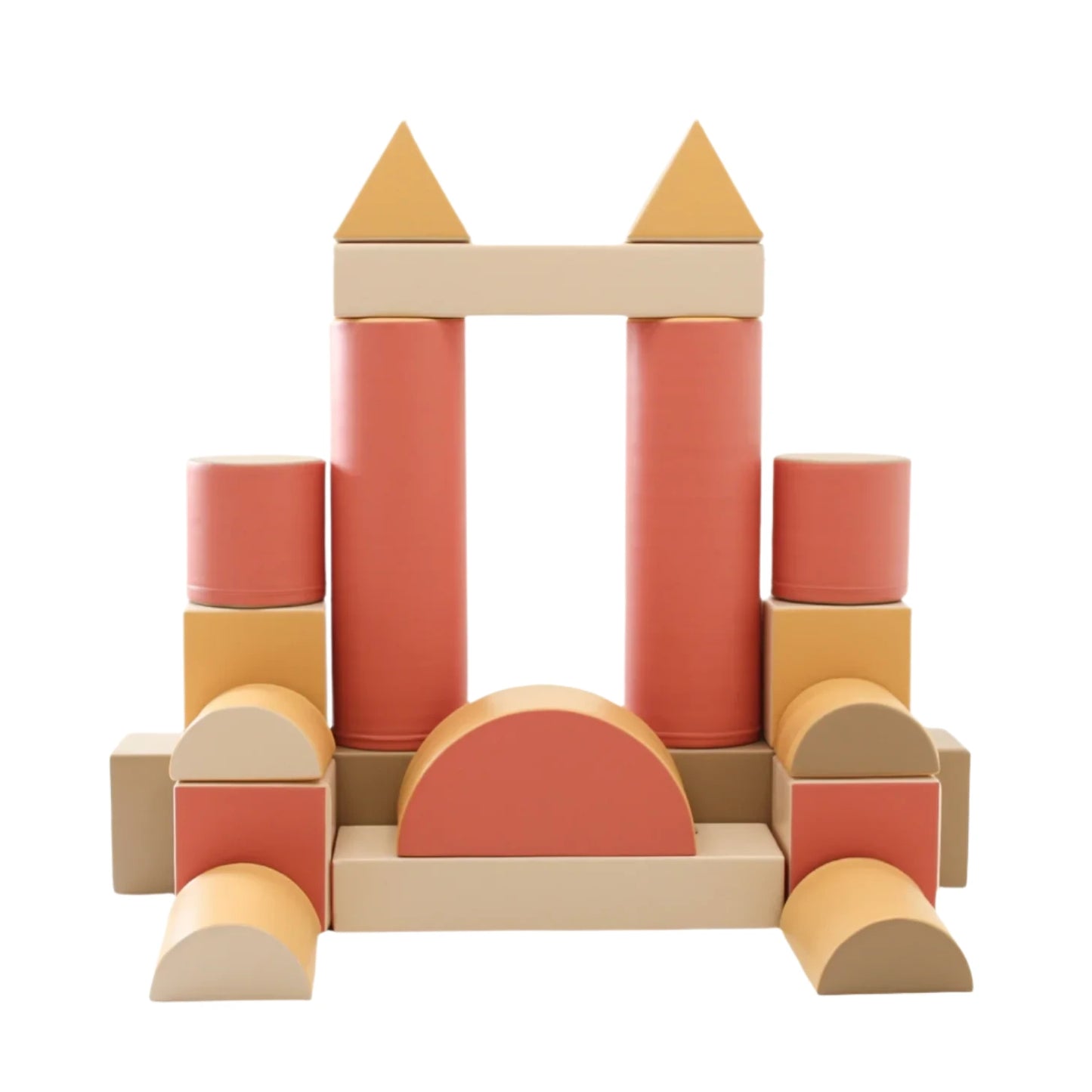 Mīkstie kluči Fortress Soft Play, IGLU - Pastel Pink , pasteļu rozā