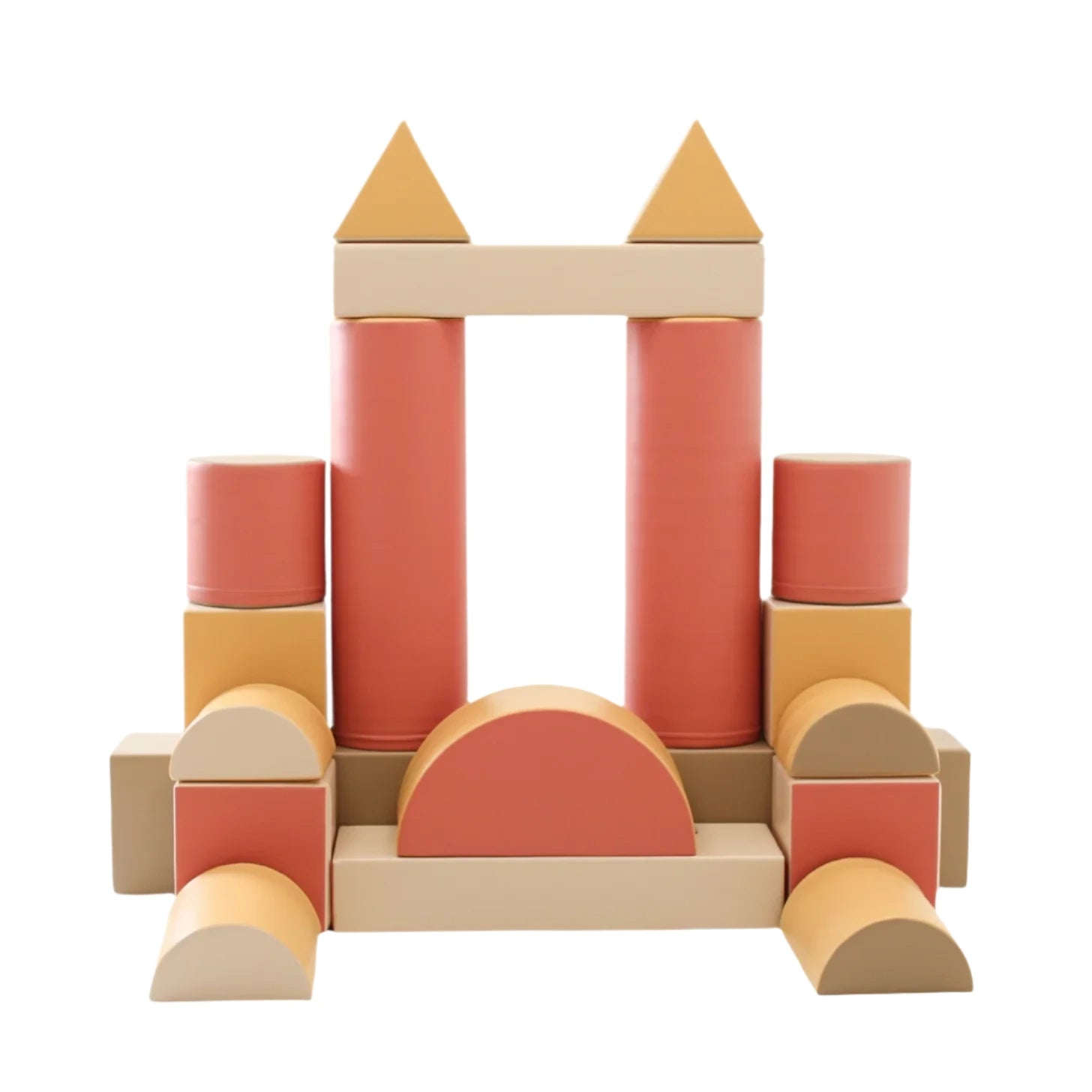 Mīkstie kluči Fortress Soft Play, IGLU - Pastel Pink , pasteļu rozā