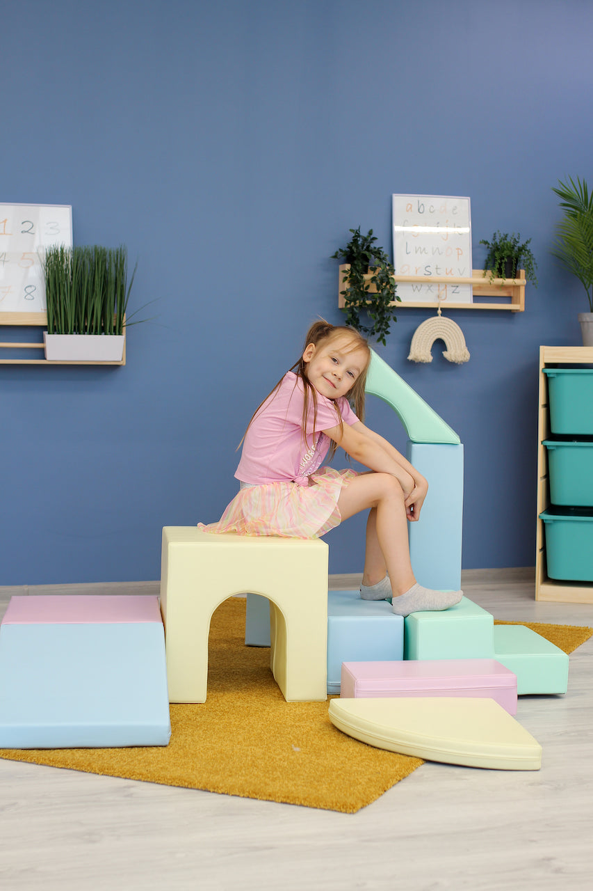 Mīkstie kluči Creativity Multifunctional Foam Soft Play, IGLU 21-5 - pasteļa