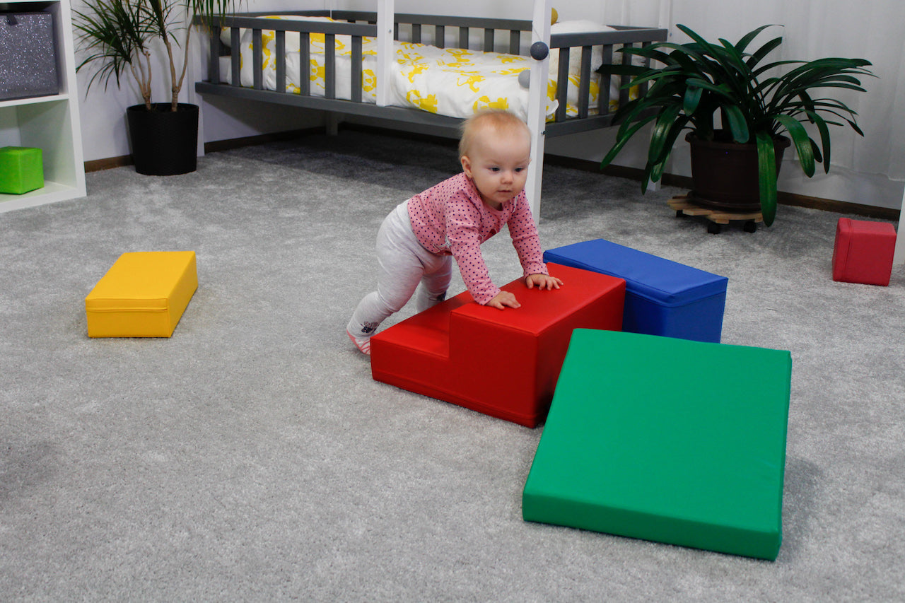 Mīkstie kluči Corner Climber Soft Play, IGLU - daudzkrāsains, multicolor, SET0601