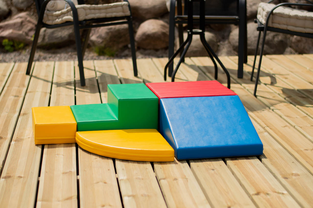 Mīkstie kluči Corner Climber Soft Play, IGLU - daudzkrāsains, multicolor, SET0601