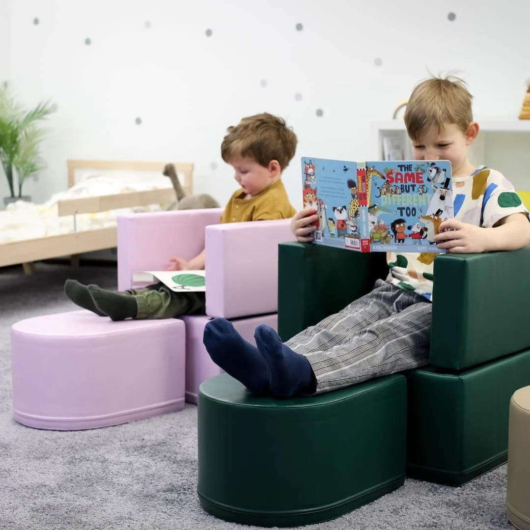 Atpūtas krēsls Snoozy, Soft Play Sofa Chair, IGLU - rozā, SET_Playchair_03