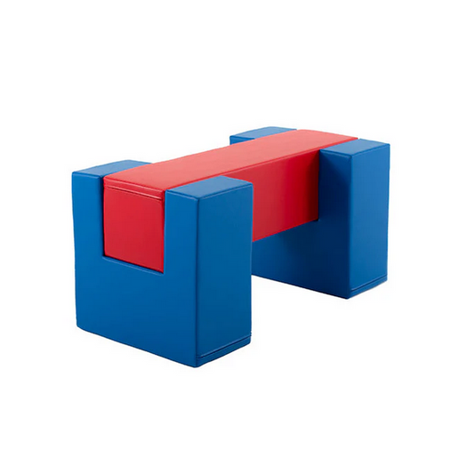 Mīkstie kluči Balance Bridge Soft Play, IGLU - zils, sarkans