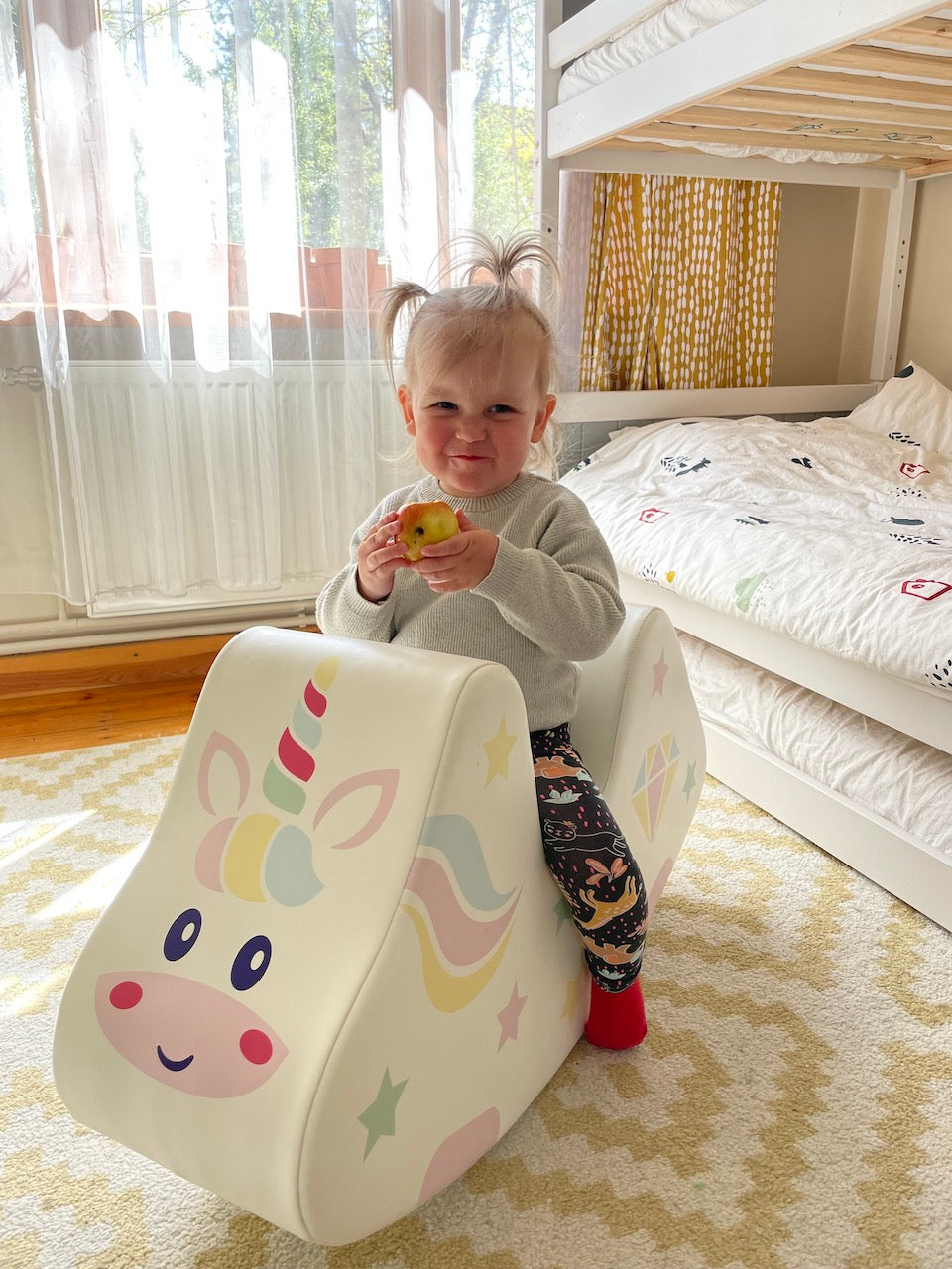 Šūpuļzirdziņš Vienradzis, Soft Play Rocker Unicorn, IGLU, IGLUSOFTPLAY_R_Unicorn_WHITE