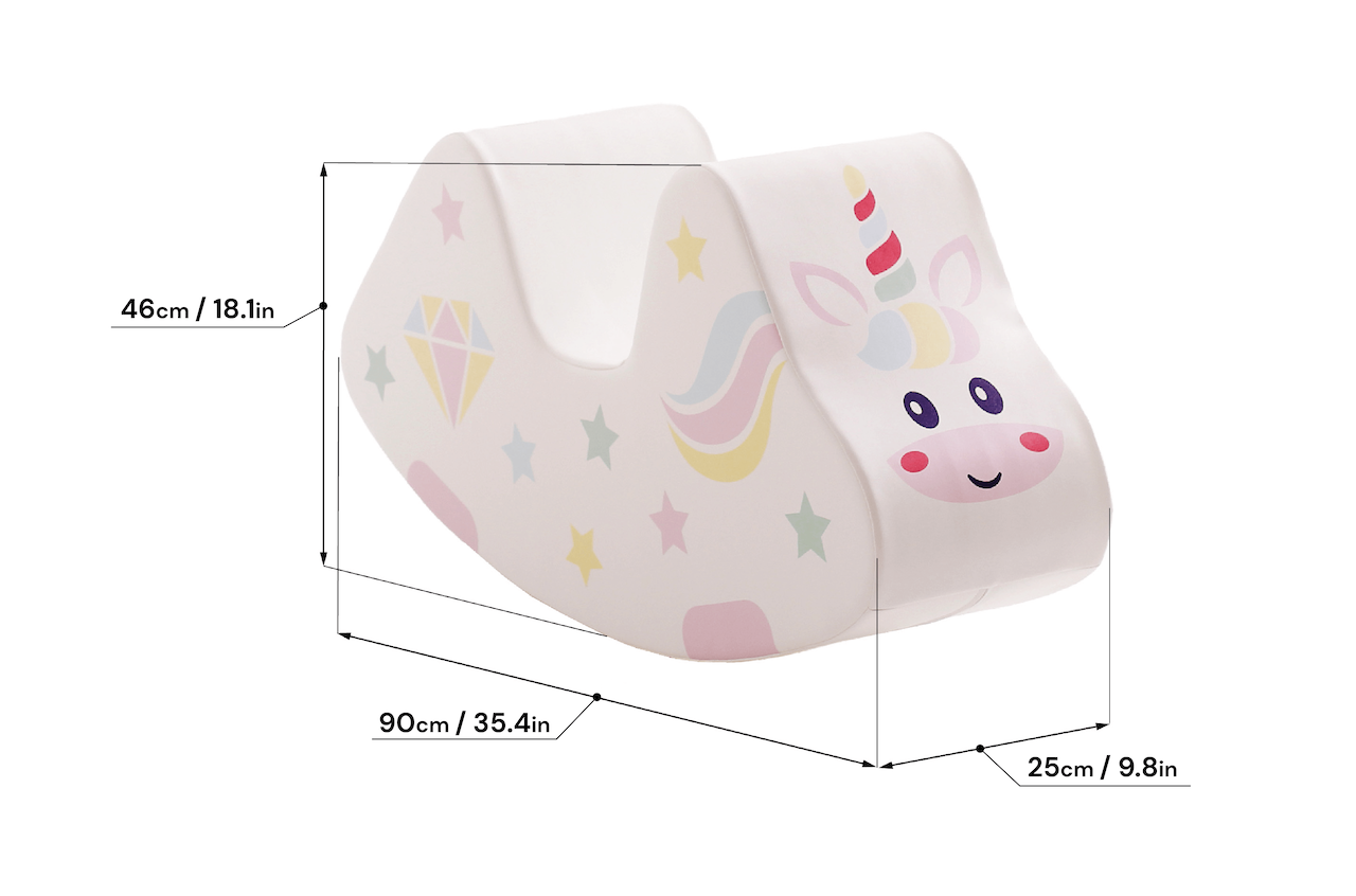 Šūpuļzirdziņš Vienradzis, Soft Play Rocker Unicorn, IGLU, IGLUSOFTPLAY_R_Unicorn_WHITE