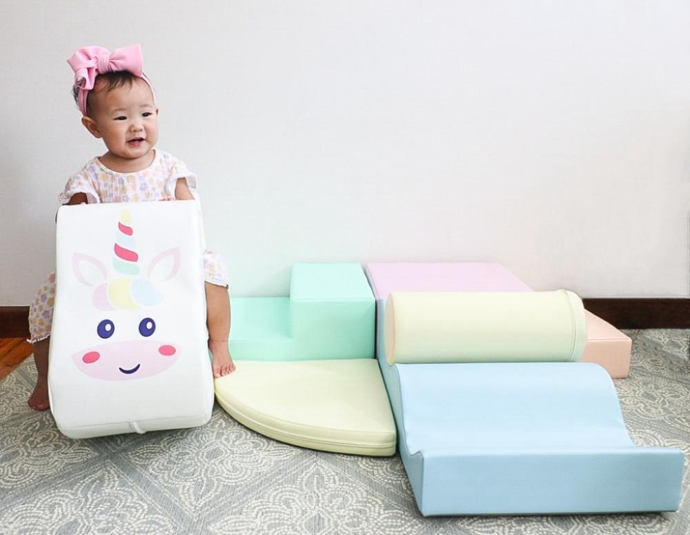 Šūpuļzirdziņš Vienradzis, Soft Play Rocker Unicorn, IGLU, IGLUSOFTPLAY_R_Unicorn_WHITE