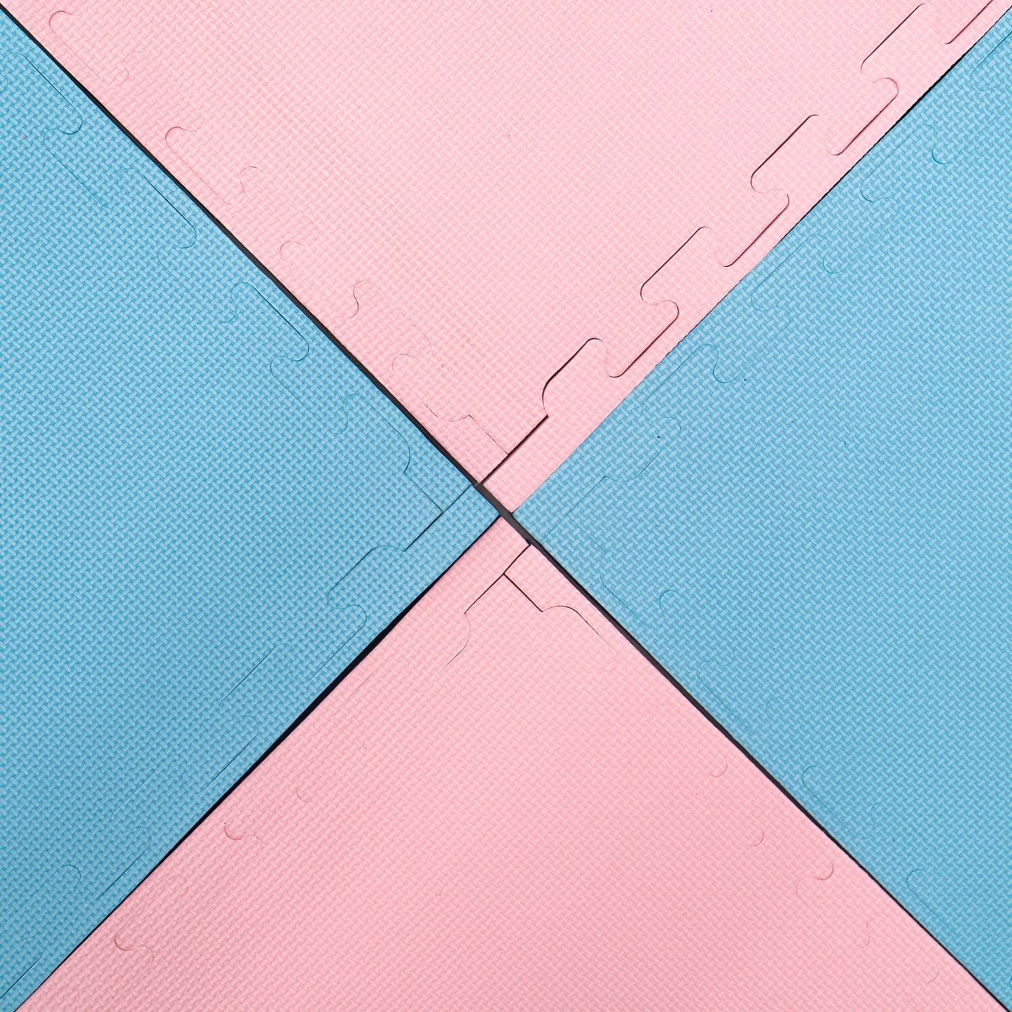 Divpusīgs rotaļu paklājs XL, Playmats Pink/Baby Blue, IGLU, SET_PLAYMATSXL_04