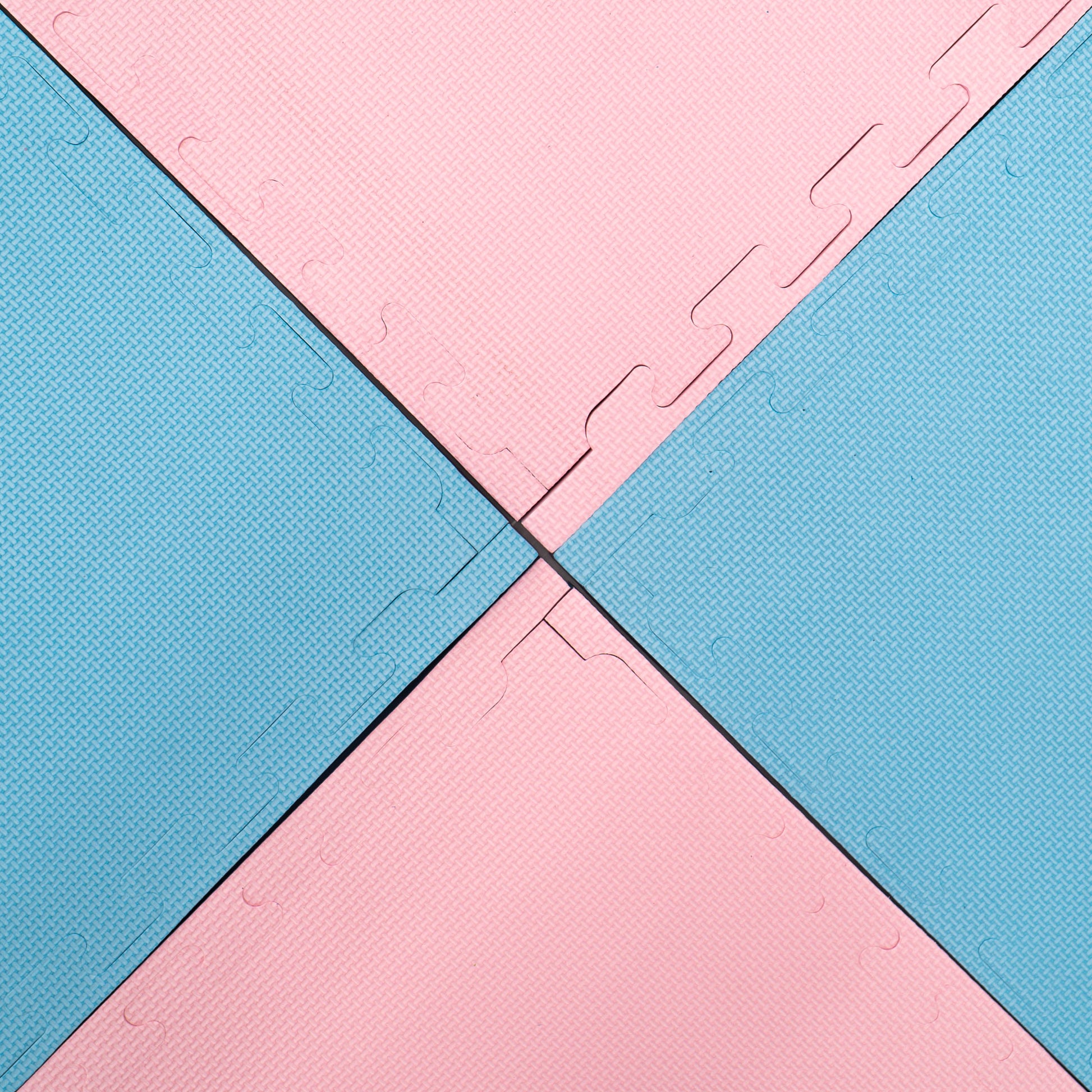 Divpusīgs rotaļu paklājs XL, Playmats Pink/Baby Blue, IGLU, SET_PLAYMATSXL_04