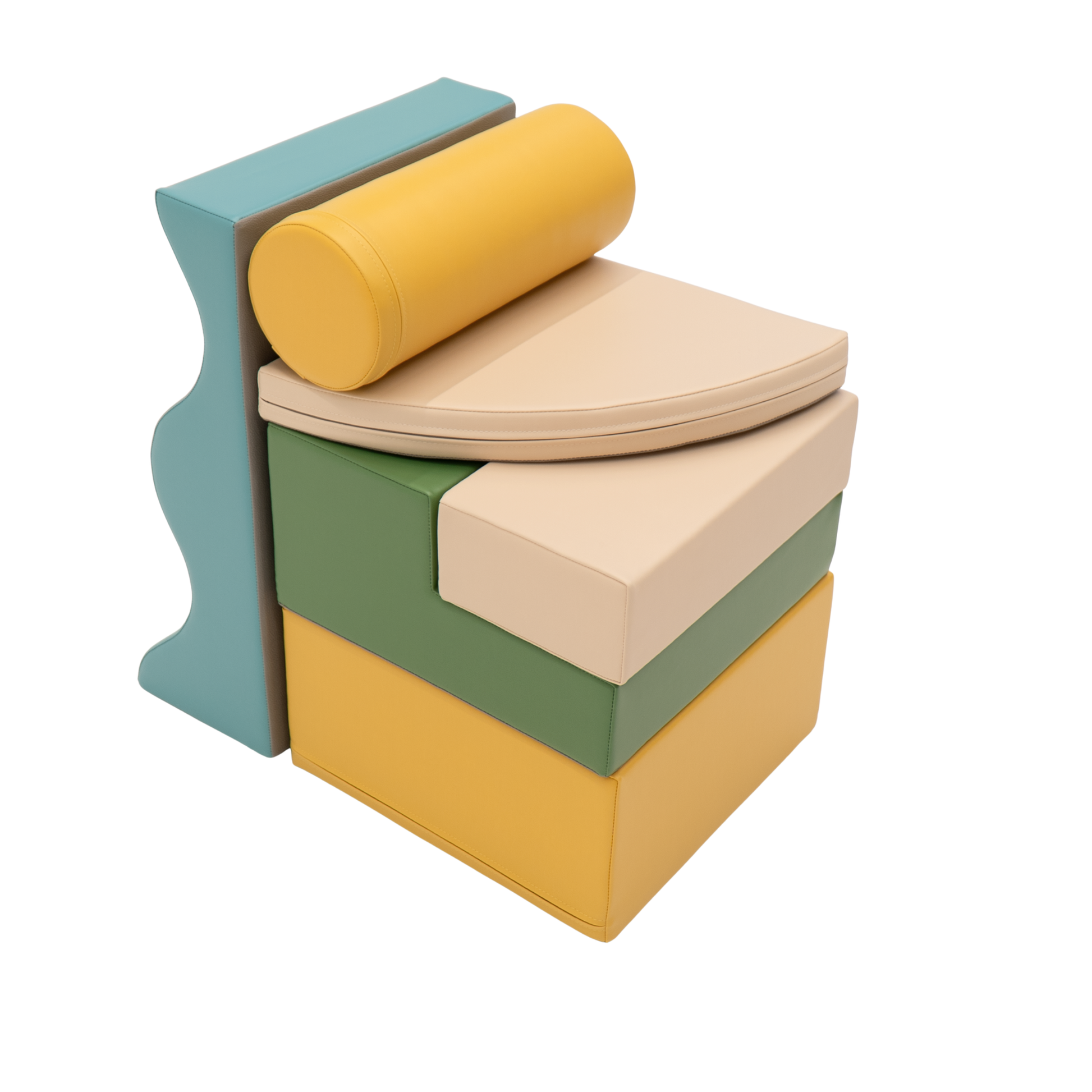 Mīkstie kluči Explorer Soft Play, IGLU - Pastel Sea, pasteļu zils, SET_28_08