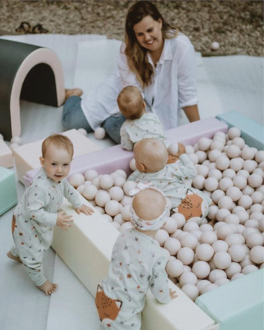 Bumbu baseins, Ball Pit Play Heaven, IGLU - pasteļa, BALL_PIT_04_6