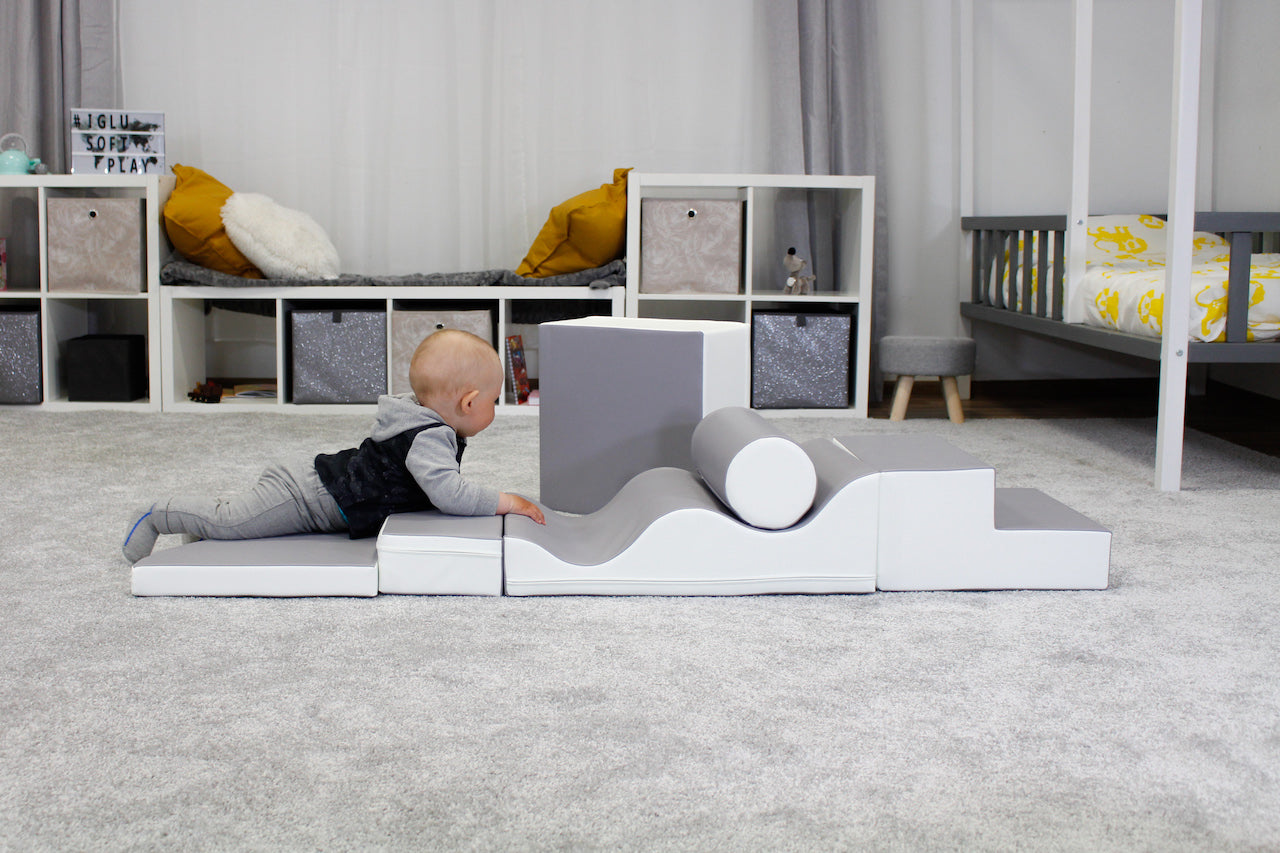 Mīkstie kluči Explorer Soft Play, IGLU - Grey and White, pelēks un balts, SET_28_3
