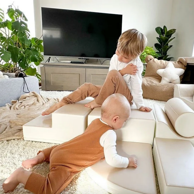 Mīkstie kluči Explorer Soft Play, IGLU - Beige and White, bēšs un balts, SET_28_5