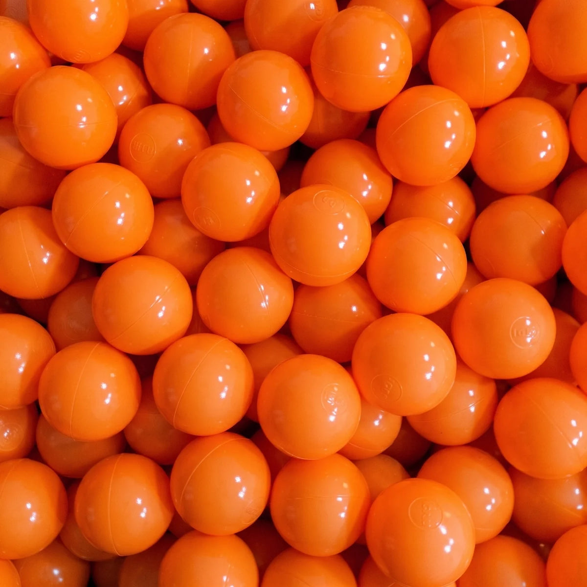 Bumbiņas bumbu baseinam, Ball Pit Balls, 500 gab, IGLU - oranžs, orange