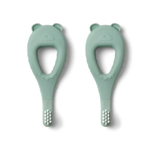 Zobu birste mazuļiem Lācīši, Janelle Bear Toothbrush, 2gab, Liewood