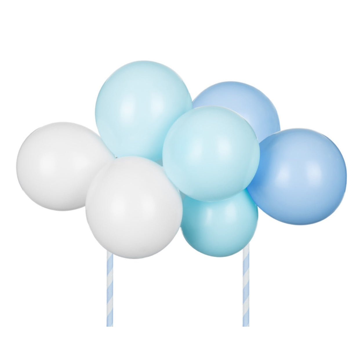 Kūkas dekors ar baloniem Zils, Balloon Cake Topper Blue
Artikuls: KBT3-001