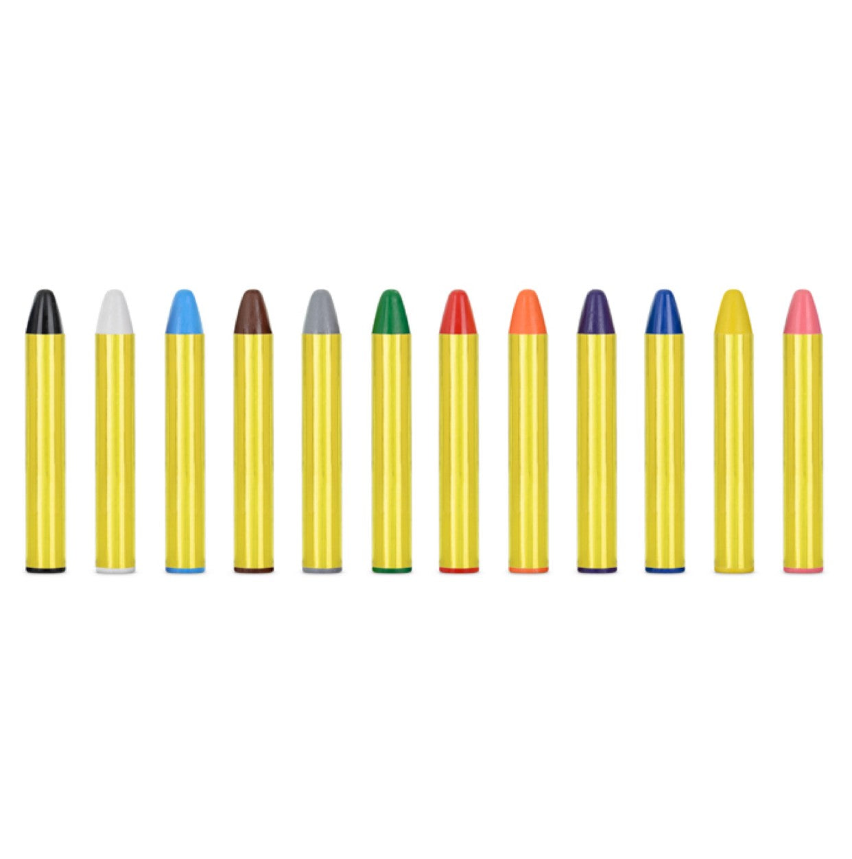 Sejas apgleznošanas krītiņi, Face Paint Crayons, 12gab, Party Deco
