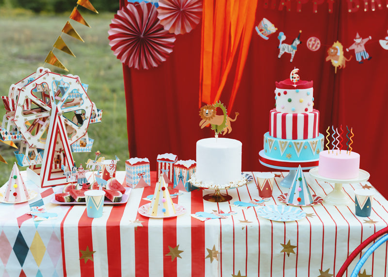 Kēksiņu dekori Cirks, Cupcake Toppers Circus
Artikuls: KPM39