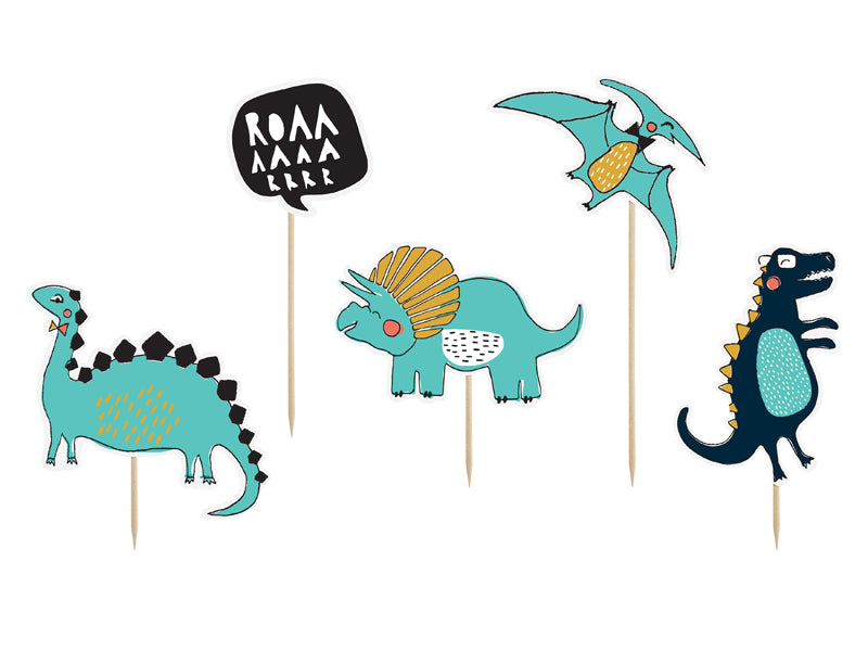 Kēksiņu dekori Dinozauri, Cupcake Toppers Dinosaurs
Artikuls: KPT31