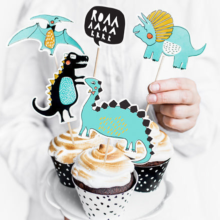 Kēksiņu dekori Dinozauri, Cupcake Toppers Dinosaurs
Artikuls: KPT31