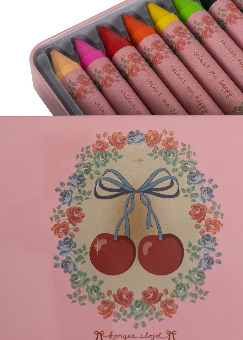 Bišu vaska krītiņi Cherry Bow, Bees Wax Crayons, Konges Slojd, KS102337