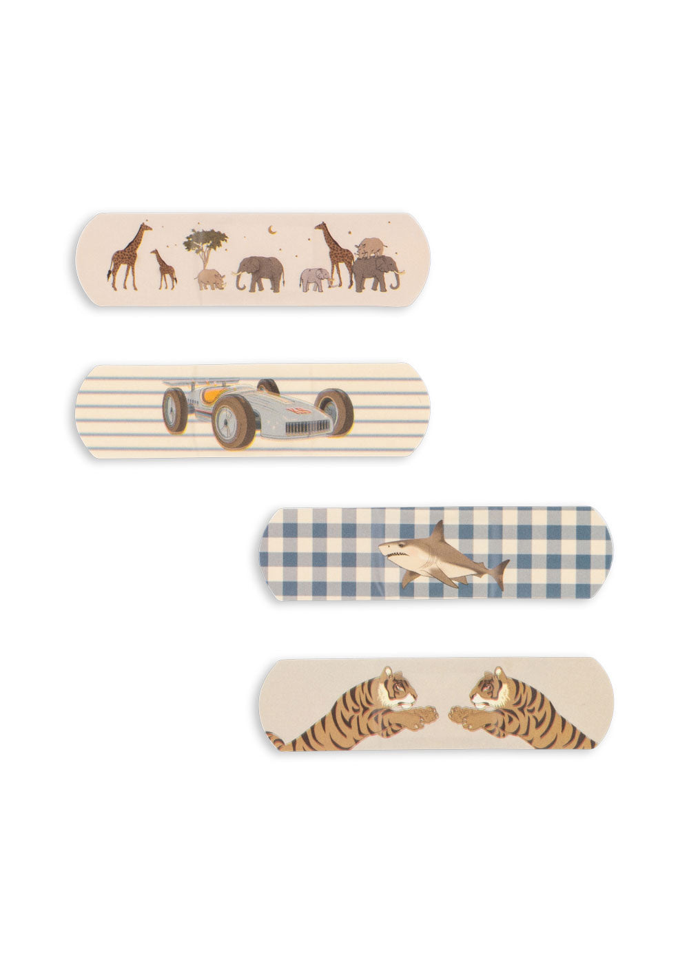 Bērnu plāksteri Kiss and Comfort Bandages 24gb., Konges Slojd, KS103123-BLUE-MIX