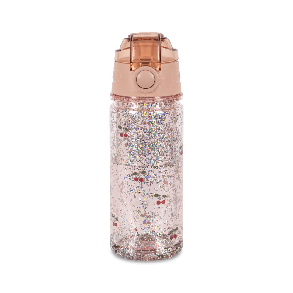 Bērnu ūdens pudele Cherry, Glitter Bottle, 400ml, Konges Slojd