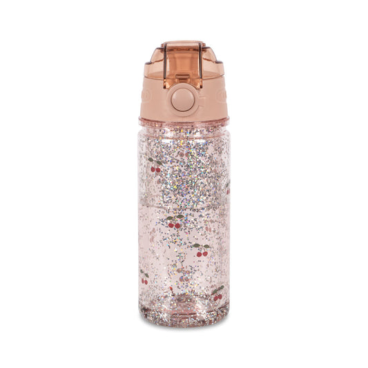 Bērnu ūdens pudele Cherry, Glitter Bottle, 400ml, Konges Slojd