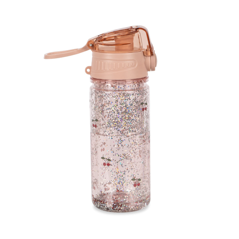 Bērnu ūdens pudele Cherry, Glitter Bottle, 400ml, Konges Slojd