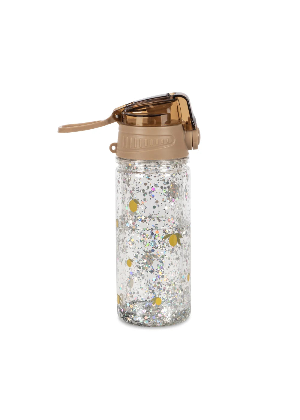 Bērnu ūdens pudele Lemon, Glitter Bottle, 400ml, Konges Slojd, KS104840-LEMON