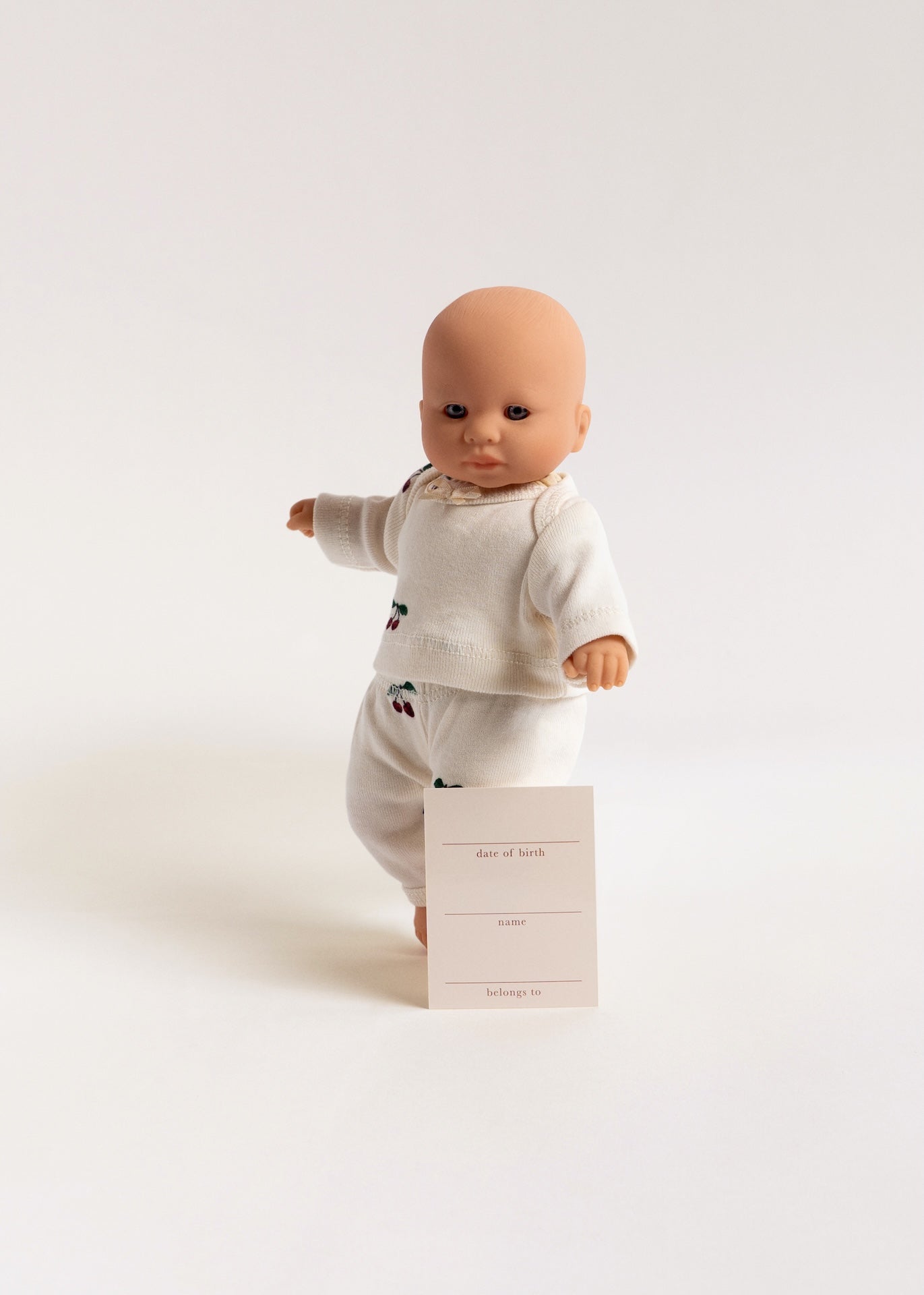 Mana pirmā lelle, My First Mini Doll, Cherry, Konges Slojd, KS105018-CHERRY