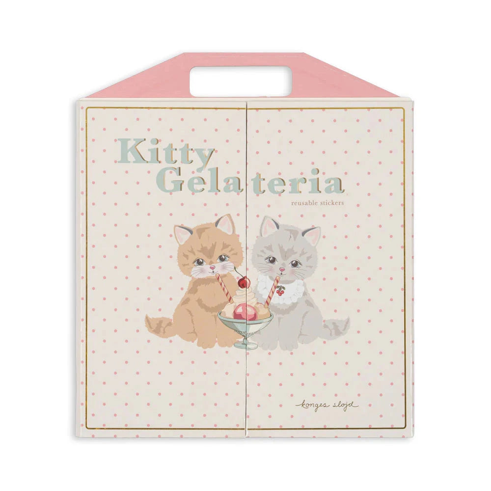 Atkārtoti līmējama uzlīmju grāmata My Sticker Universe, Konges Slojd, KS105506-KITTY-FRIENDS