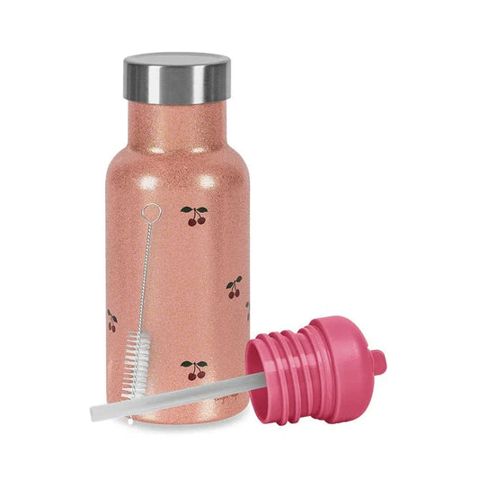 Bērnu ūdens termo pudele Cherry Pink, Thermo Bottle, Konges slojd, KS105775-CHERRY-PINK