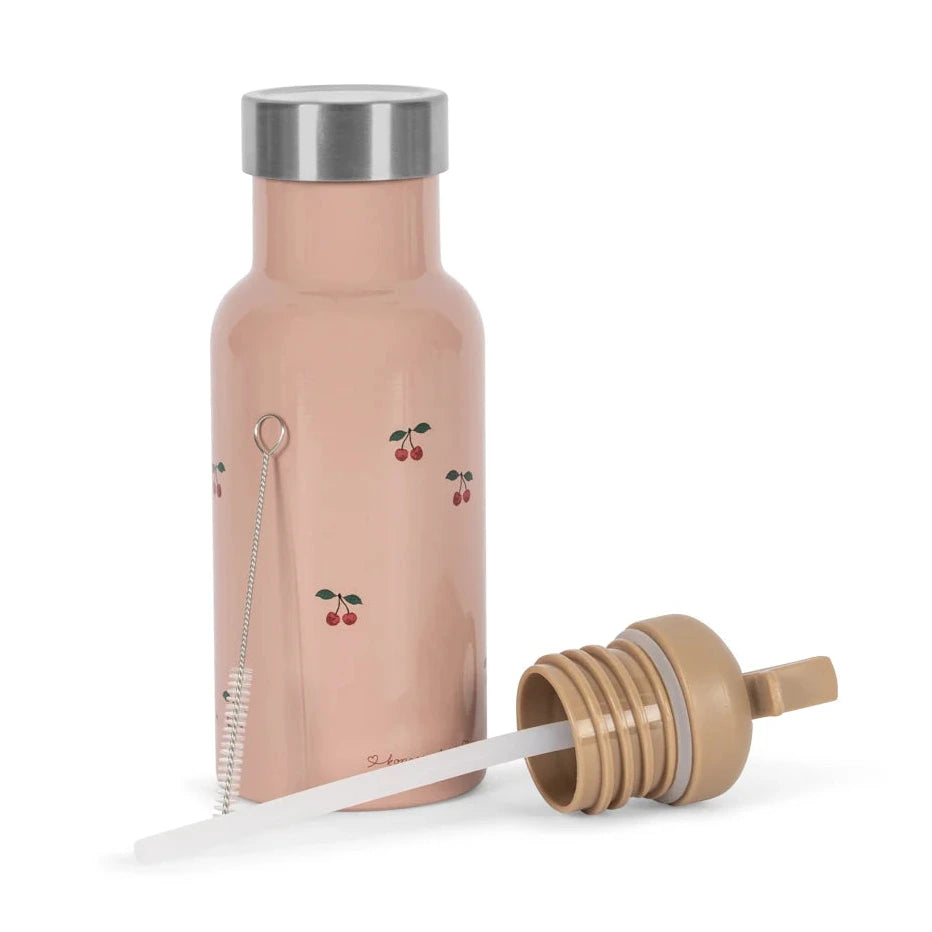 Bērnu ūdens termo pudele Cherry Pink, Thermo Bottle, Konges slojd, KS105775-CHERRY-PINK