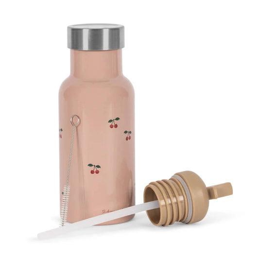 Bērnu ūdens termo pudele Cherry Pink, Thermo Bottle, Konges slojd, KS105775-CHERRY-PINK