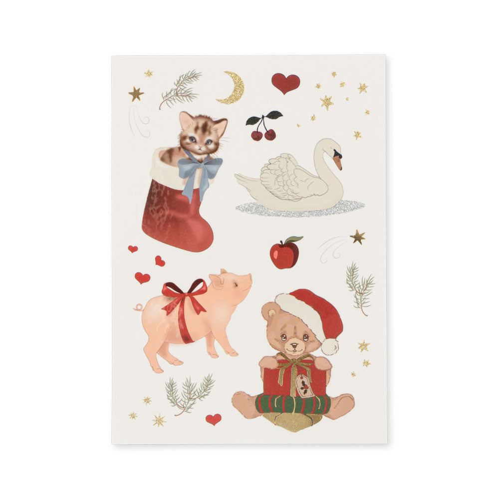 Bērnu Ziemassvētku tetovējumi, Christmas Tattoos, Konges Slojd, KS6362-CHRISTMAS