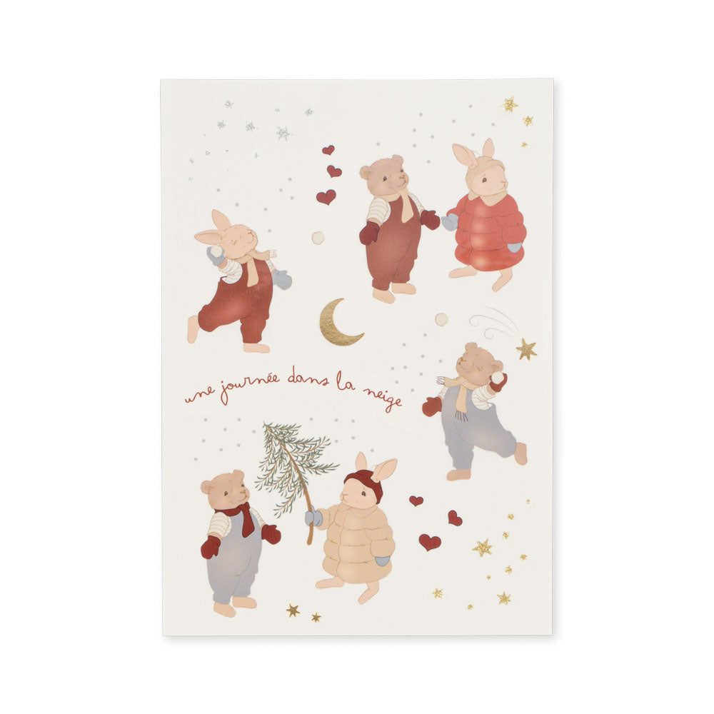 Bērnu Ziemassvētku tetovējumi, Christmas Tattoos, Konges Slojd, KS6362-CHRISTMAS