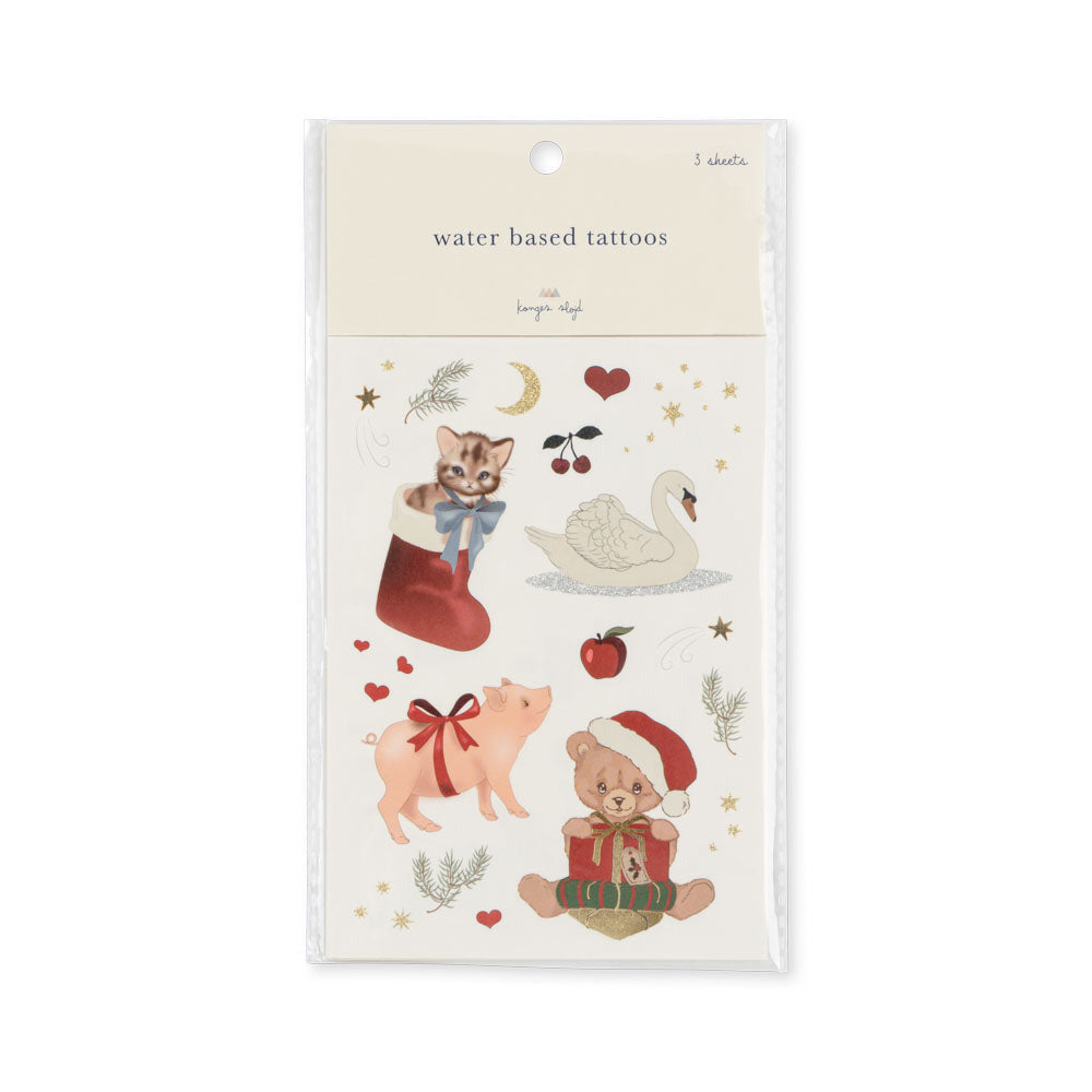 Bērnu Ziemassvētku tetovējumi, Christmas Tattoos, Konges Slojd, KS6362-CHRISTMAS