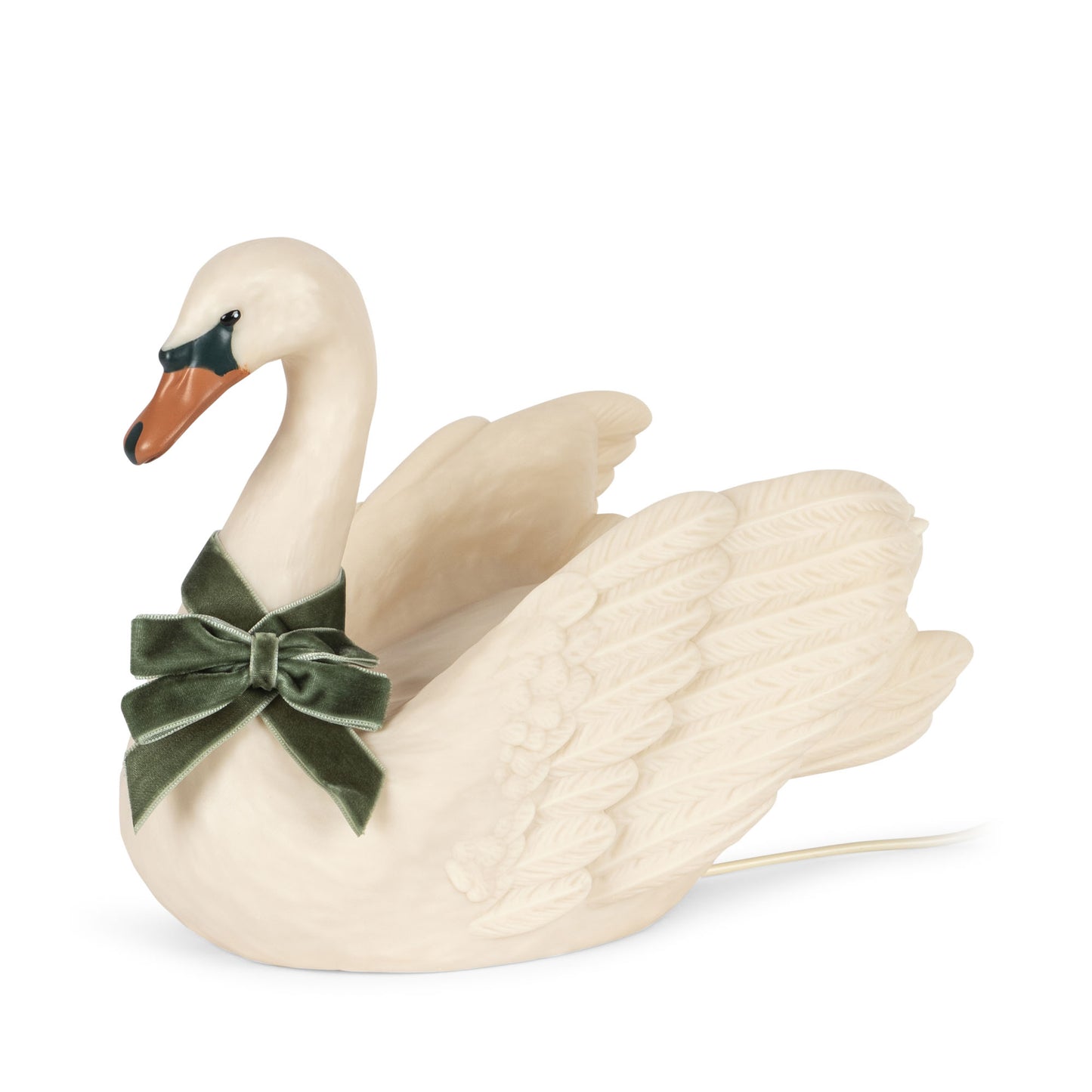 Gulbja naktslampiņa Swan Lamp, Konges Slojd, KS6541-BEIGE