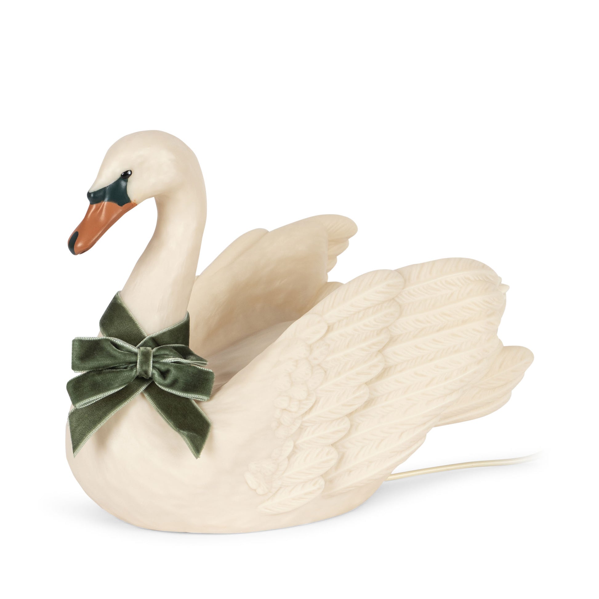 Gulbja naktslampiņa Swan Lamp, Konges Slojd, KS6541-BEIGE