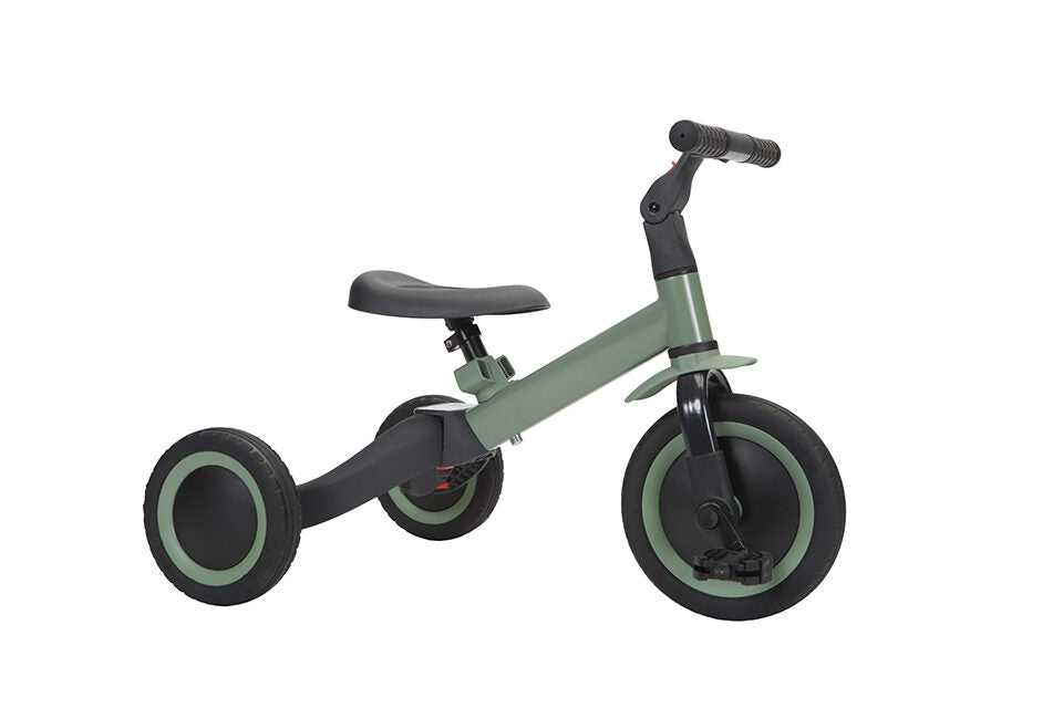 KAYA transformējams 4in1 bērnu  trīsritenis ar pedāļiem. Topmark Green, zaļš, T6079.GREEN06
