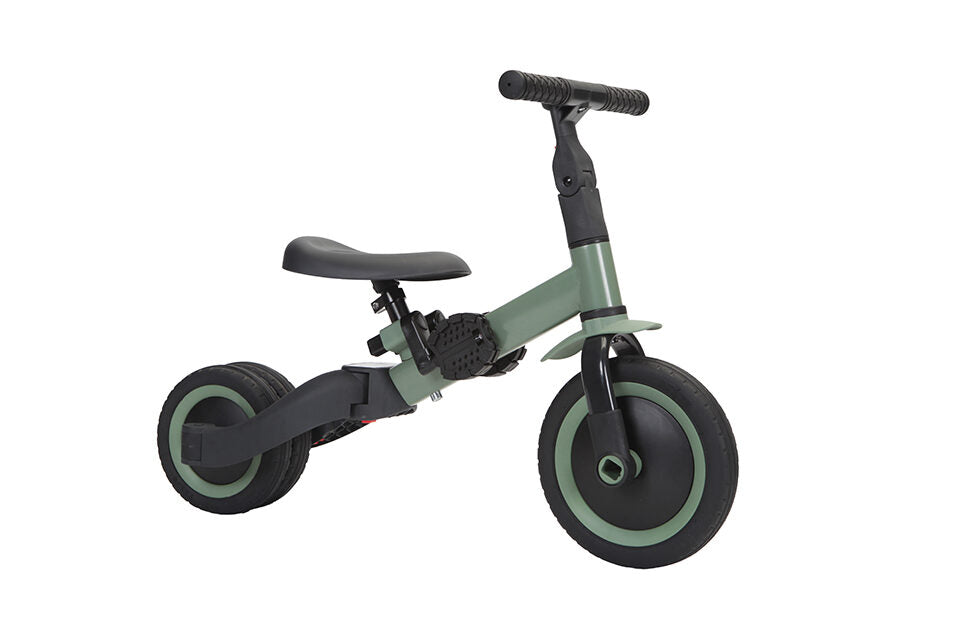 KAYA transformējams 4in1 bērnu līdzsvara rietnis / skrejritenis bez pedāļiem. Topmark Green, zaļš, T6079.GREEN06
