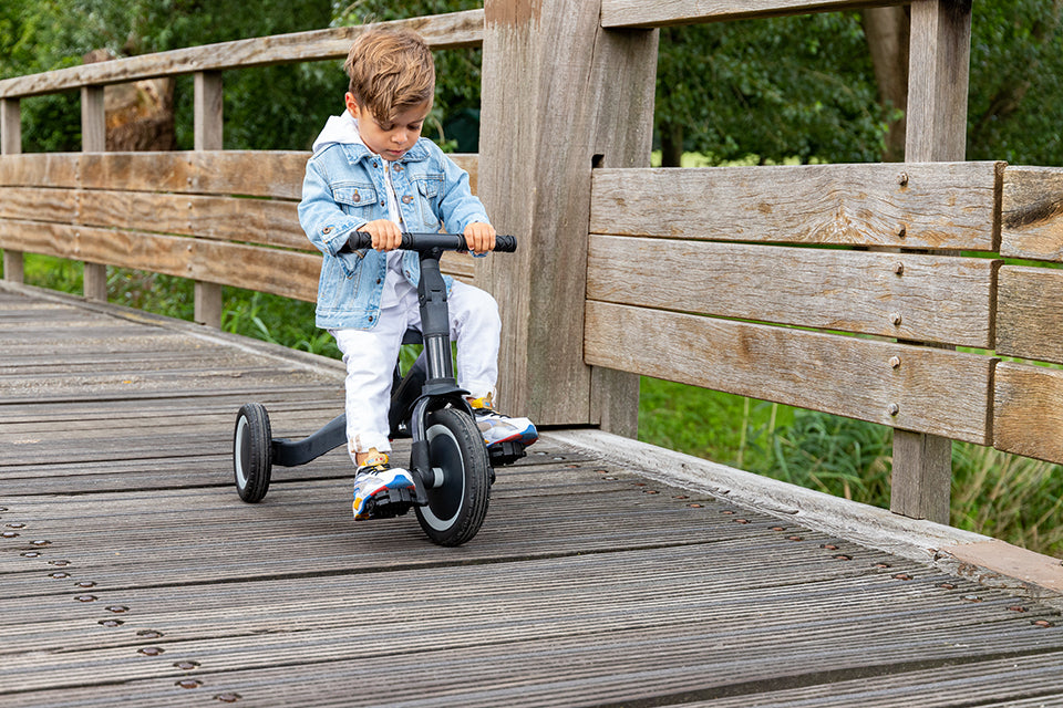 Kaya transformējams bērnu ritenis / trīsritenis, 4 in 1 tricycle, Grey, Topmark, T6079.GY0123