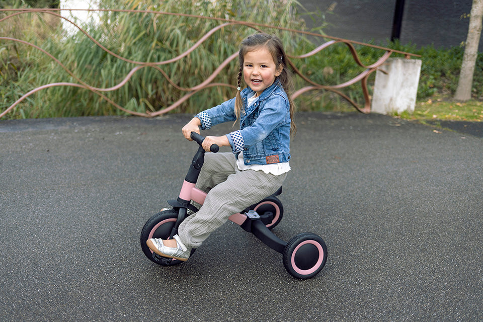 Kaya transformējams bērnu ritenis / trīsritenis, 4 in 1 tricycle, Pink, Topmark, Little Dutch, T6079.PINK06