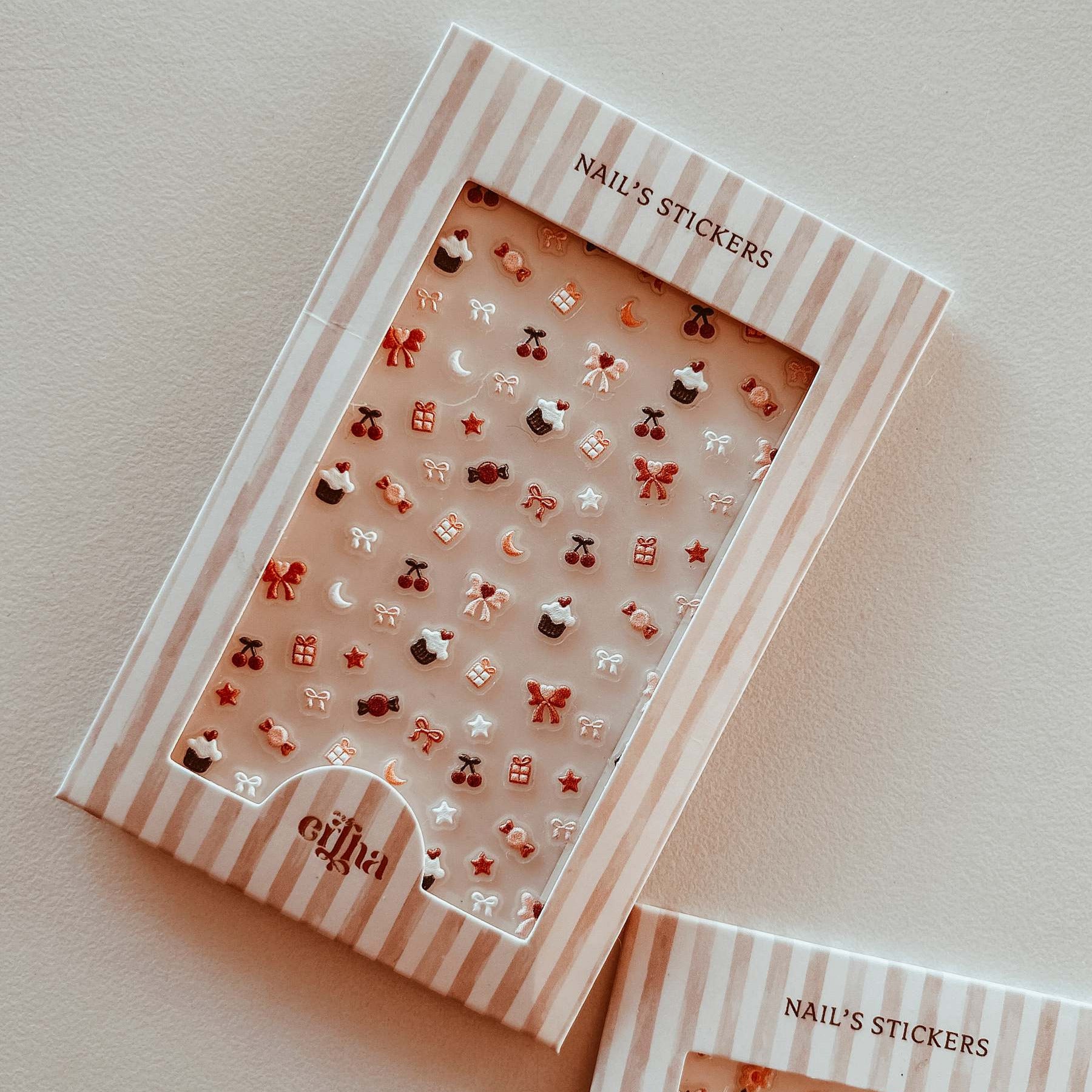 Nagu uzlīmes, Kids 3D Nail Stickers, Butterfly, Mrs. Ertha, ER1409