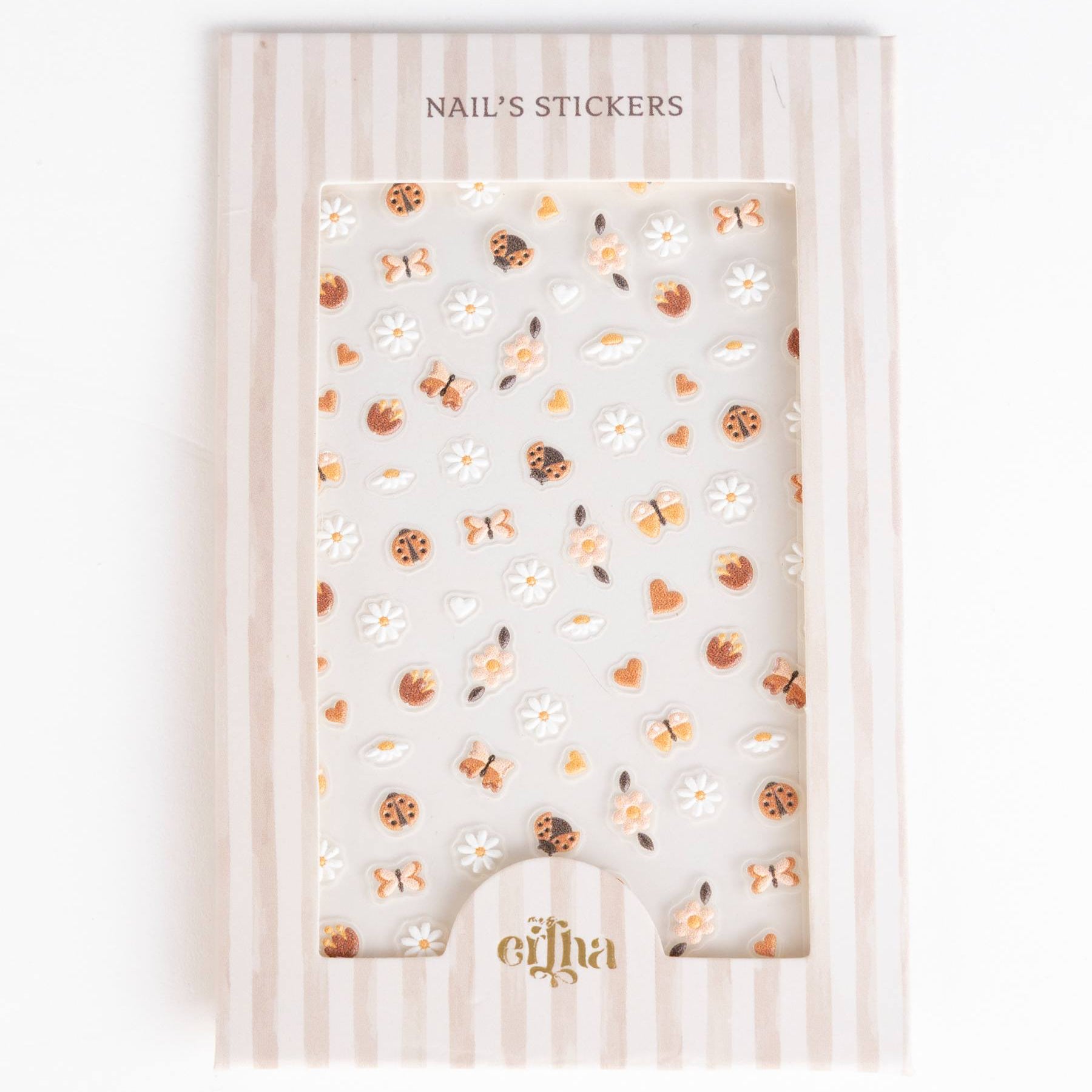 Nagu uzlīmes, Kids 3D Nail Stickers, Butterfly, Mrs. Ertha, ER1409