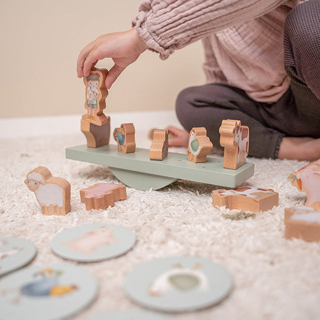 Koka līdzsvara spēle Little Farm, Balance game, Little Dutch, LD7157