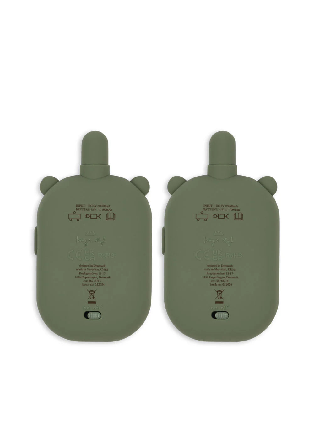 Rācijas bērniem Walkie Talkie, Olivine, Konges Slojd, KS104042