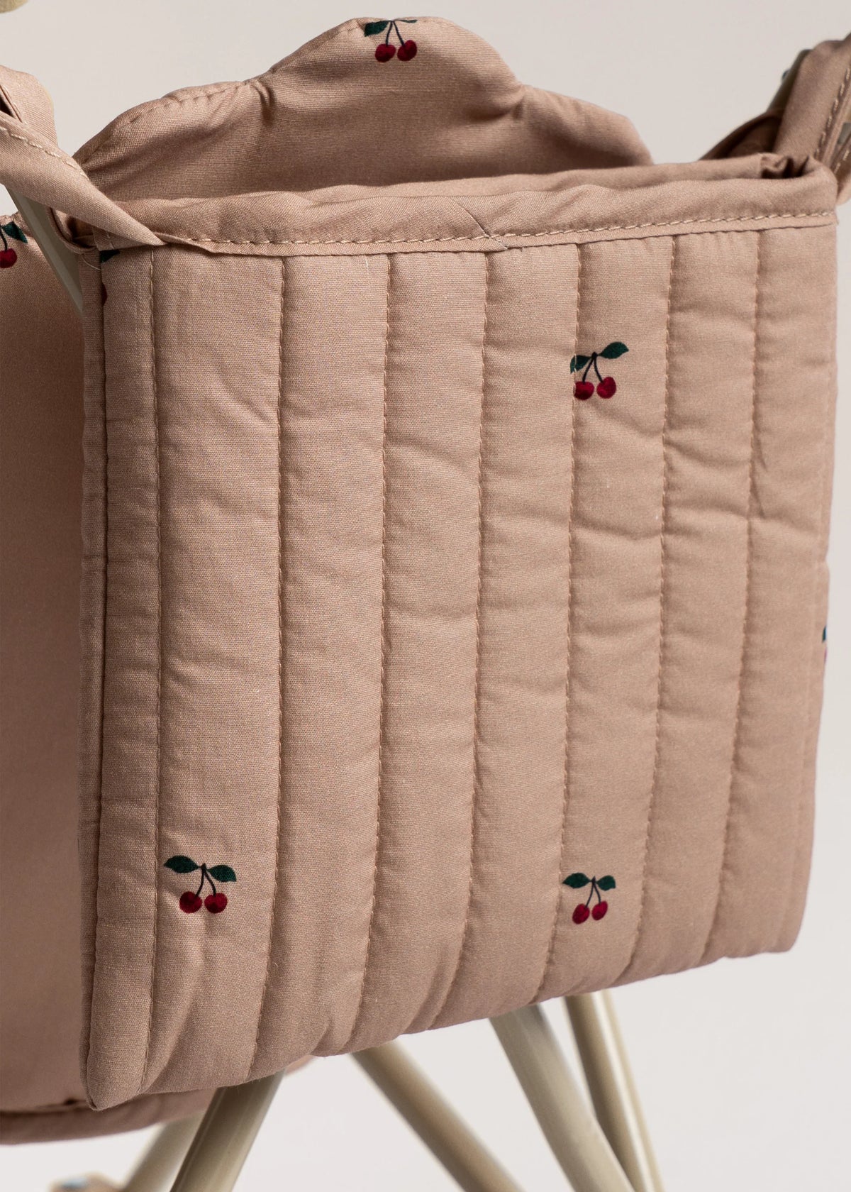 Leļļu rati, Doll Stroller Cherry Blush, Konges Slojd, KS105800-CHERRY-BLUSH
