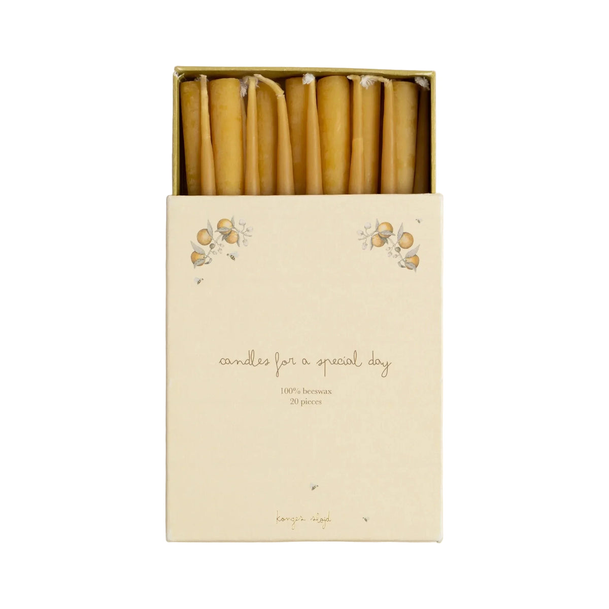 Dzimšanas dienas vilciena sveču komplekts, Birthday Train Candles, 20 gab, Konges Slojd, KS1945